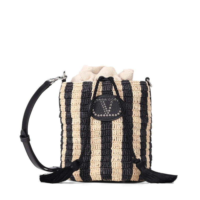 Valentino Garavani Crossbody Bag Umhängetasche mit Logo schwarz