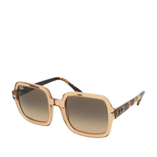 Ray-Ban Women Sunglasses Highstreet 0RB2188 Transparent Light Brown Solglasögon