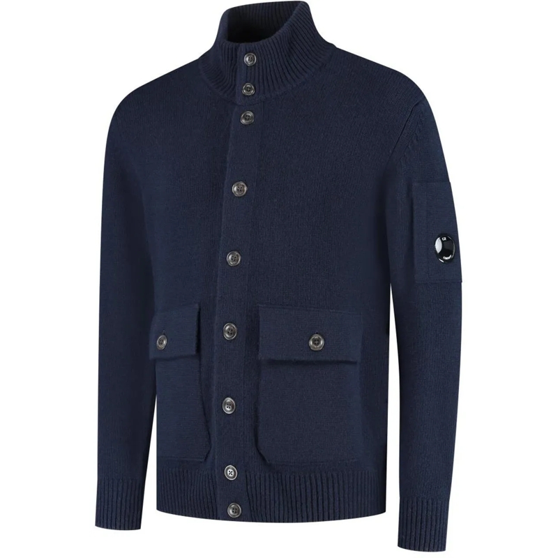 CP Company  Knitwear - Cardigan blau