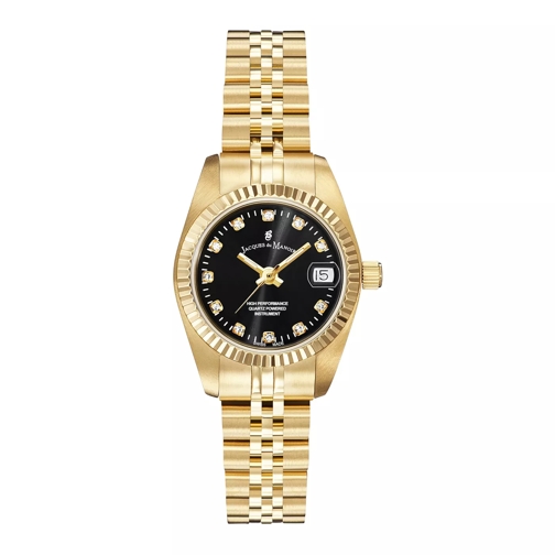 Jacques du Manoir Jacques du Manoir Inspiration Damenuhr NRO.22 Gold farbend Quartz Horloge