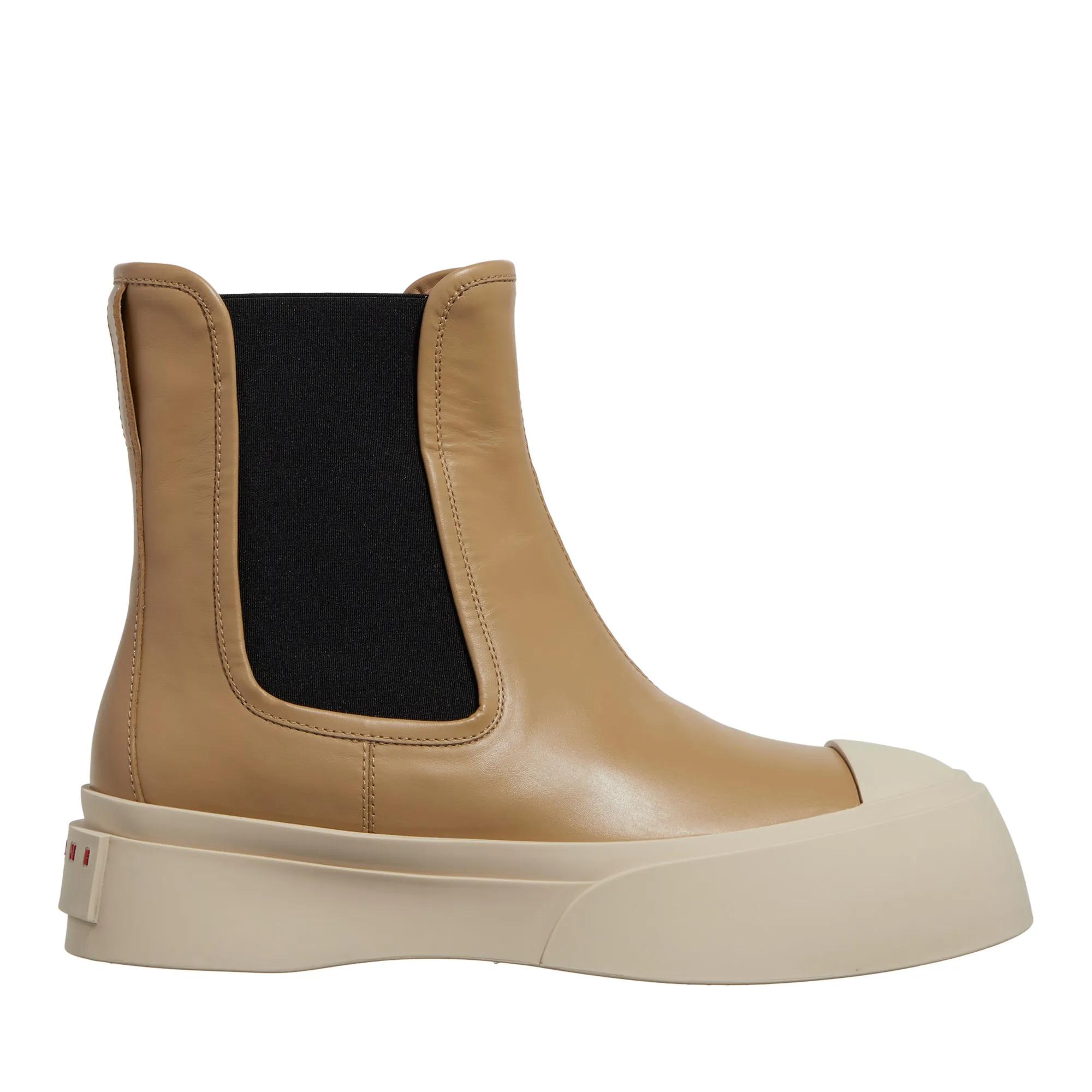 Marni Boots & laarzen Chelsea Boot in beige