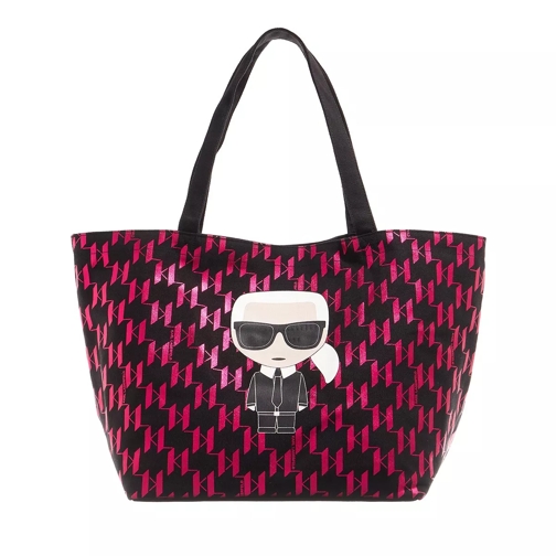 Karl Lagerfeld K/Ikonik Metallic Canv Shopper Pink Borsa da shopping