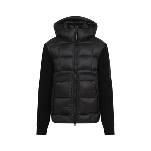 CP Company Manteaux Parka Black D.D. Shell Merino Wool Jacket Black