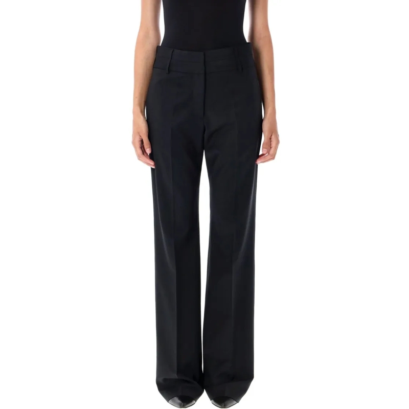 Remain  Double Waistband Pants Black