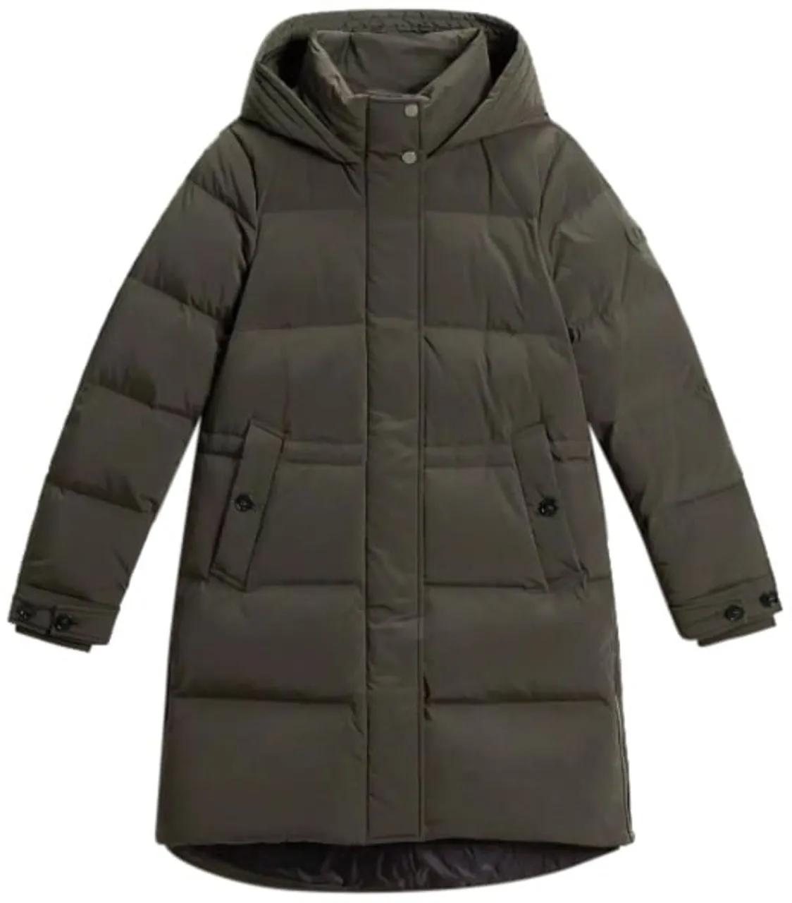 Thumbnail - Woolrich - Alsea Puffy Military Green Parka Green - Größe S - grün
