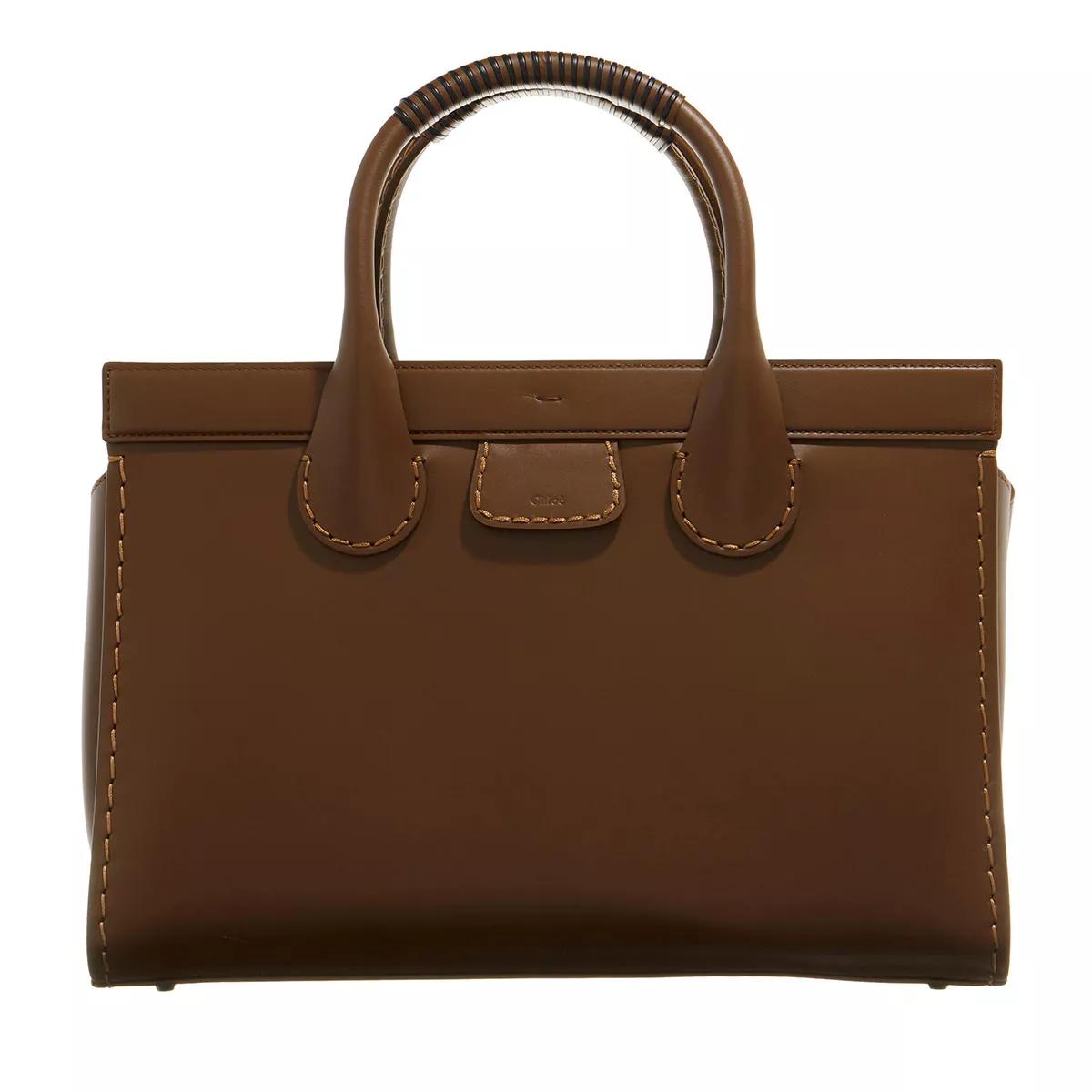 Chloé Shopper - Edith Shopper Leather - Gr. unisize - in Braun - für Damen