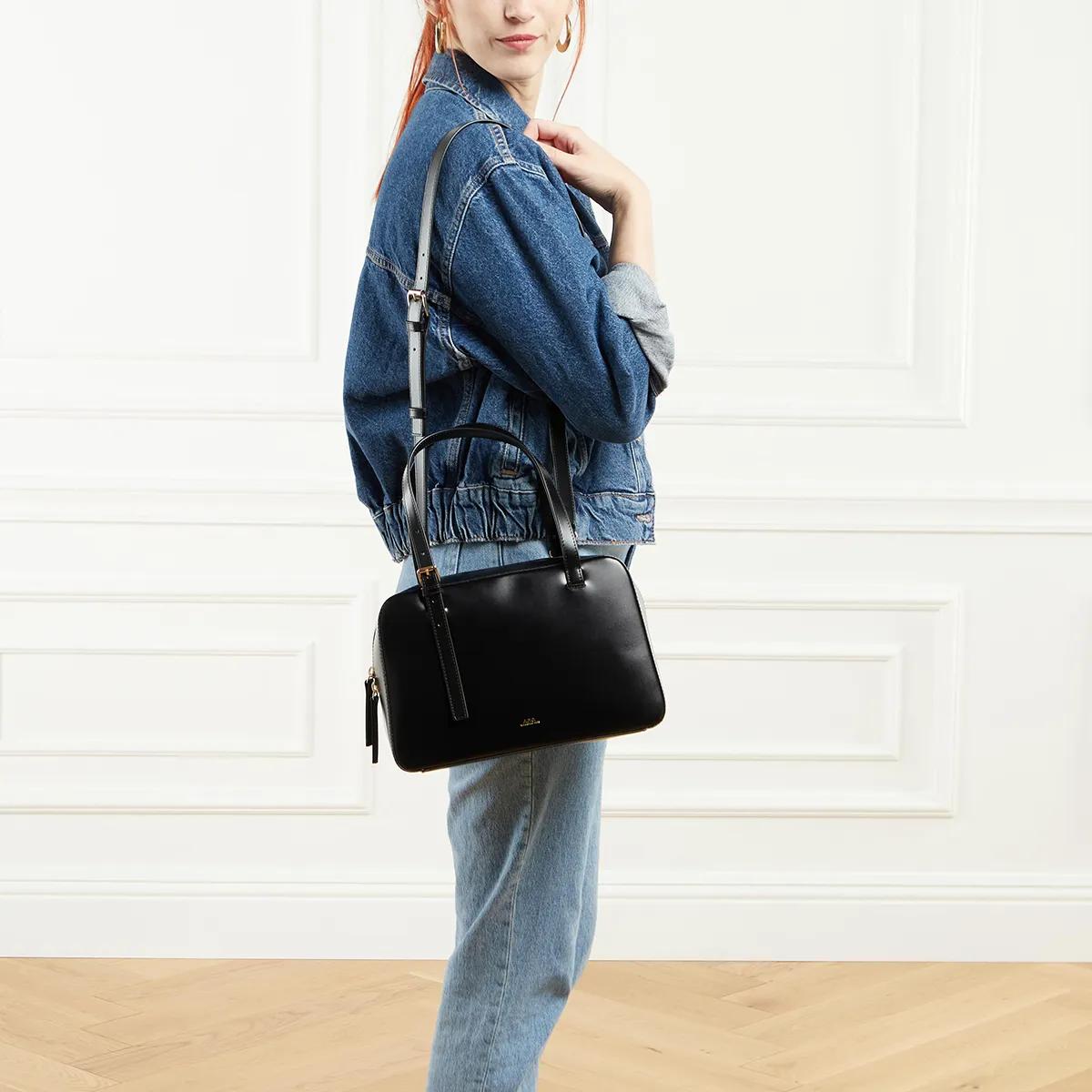 A.P.C. Satchels Sac Virginie Box in zwart