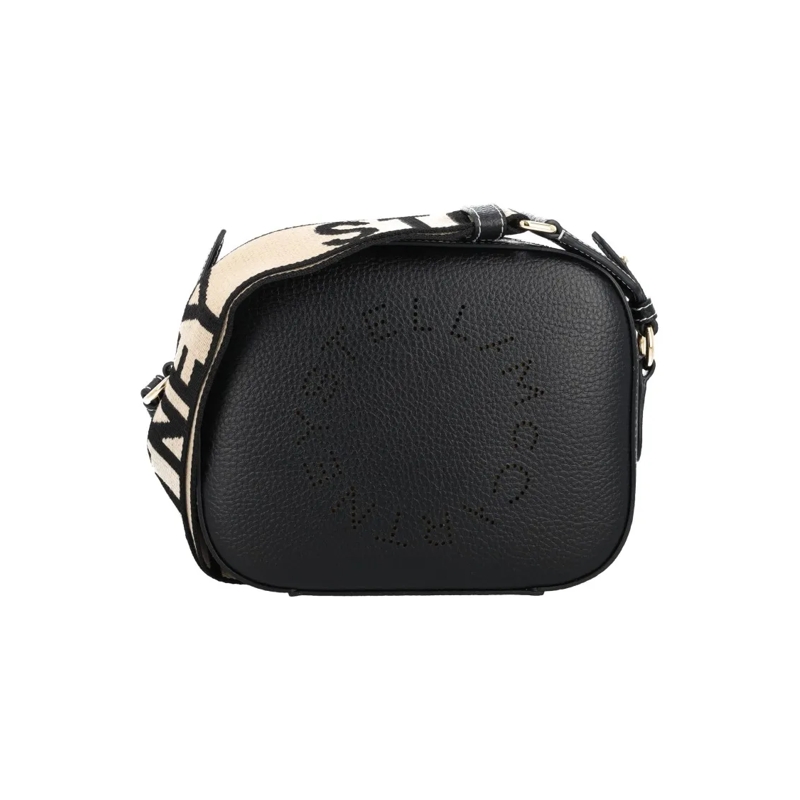 Stella McCartney Schultertasche Stella Logo Small Bag Black