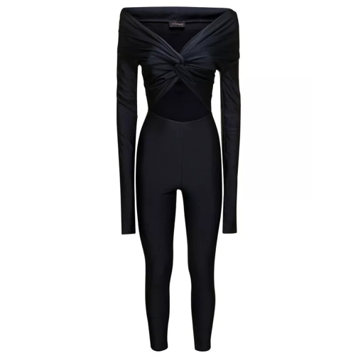 Andamane Kendall' Black Off-Shoulders Jumpsuit With Cut-Out Black 