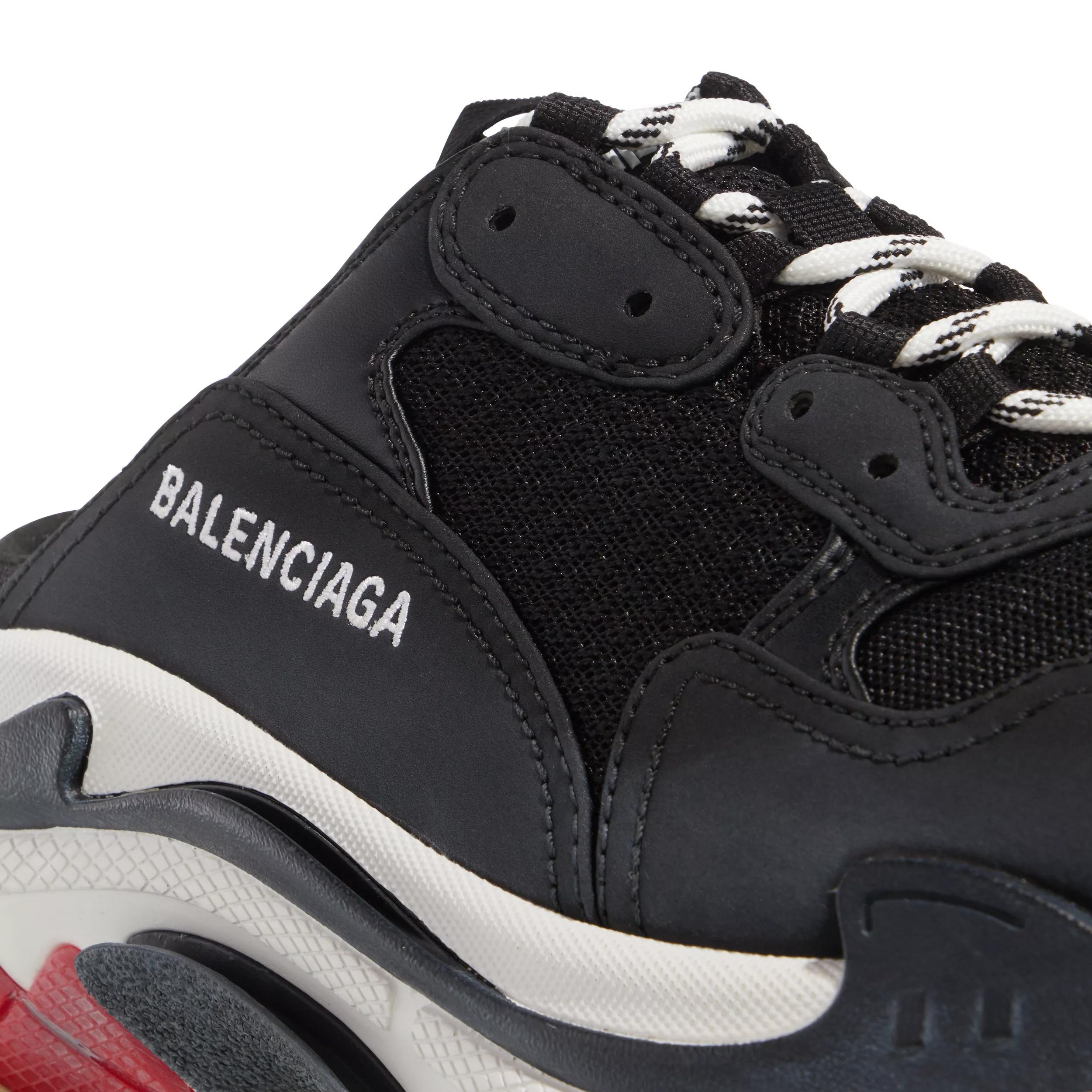 Balenciaga triple s hot sale nere bianche rosse