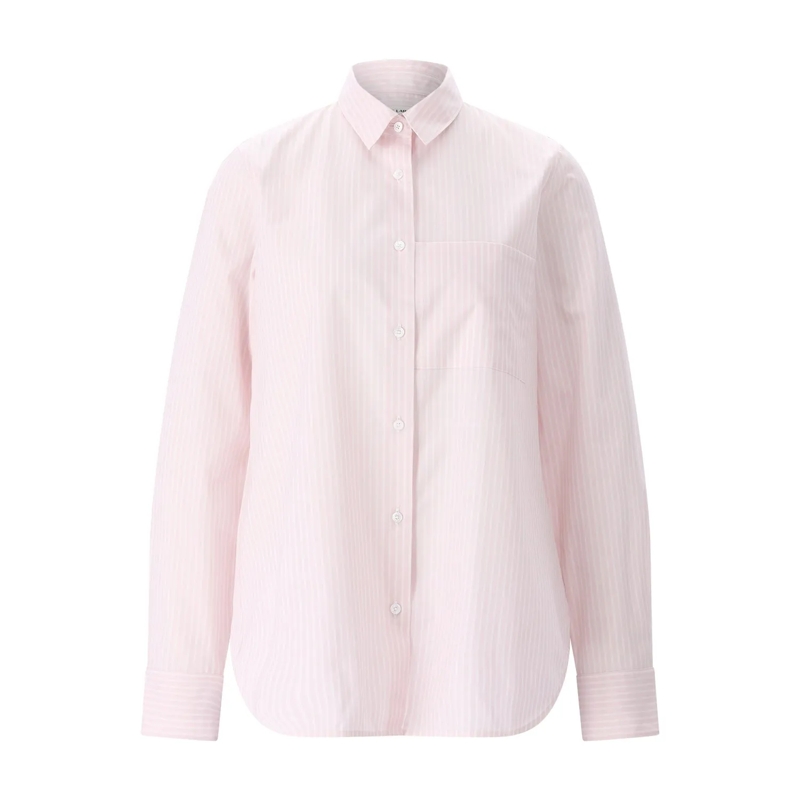 Lis Lareida Bluse Hemdbluse Lenon pink