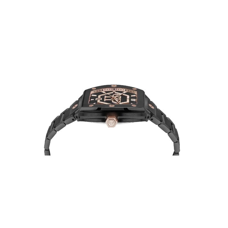 Philipp Plein Quarzuhr Quarz-Analoguhr Hexagon Phantom schwarz(Image 3)