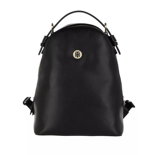 Tommy Hilfiger Classic Saffiano Backpack Black Backpack