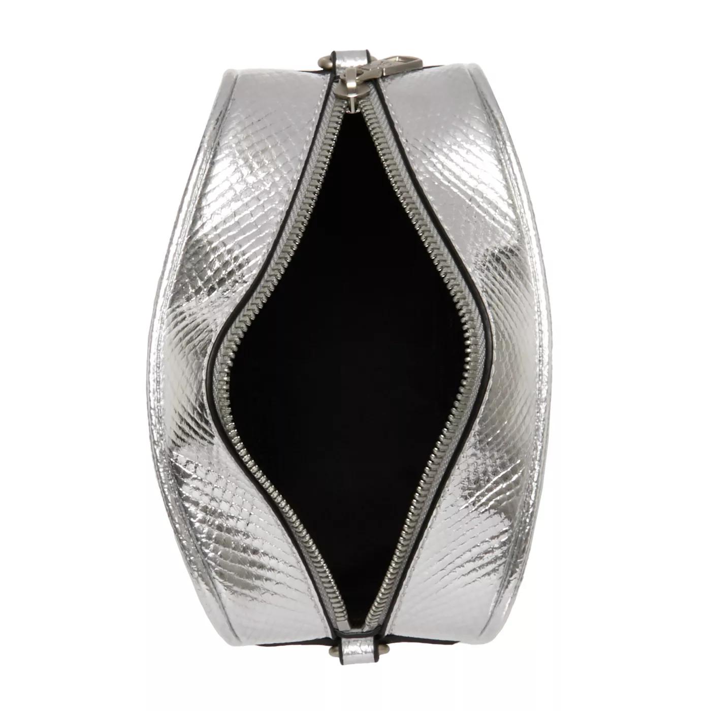 Calvin Klein Crossbody bags Scuplted Silberfarbene Umhängetasche in zilver