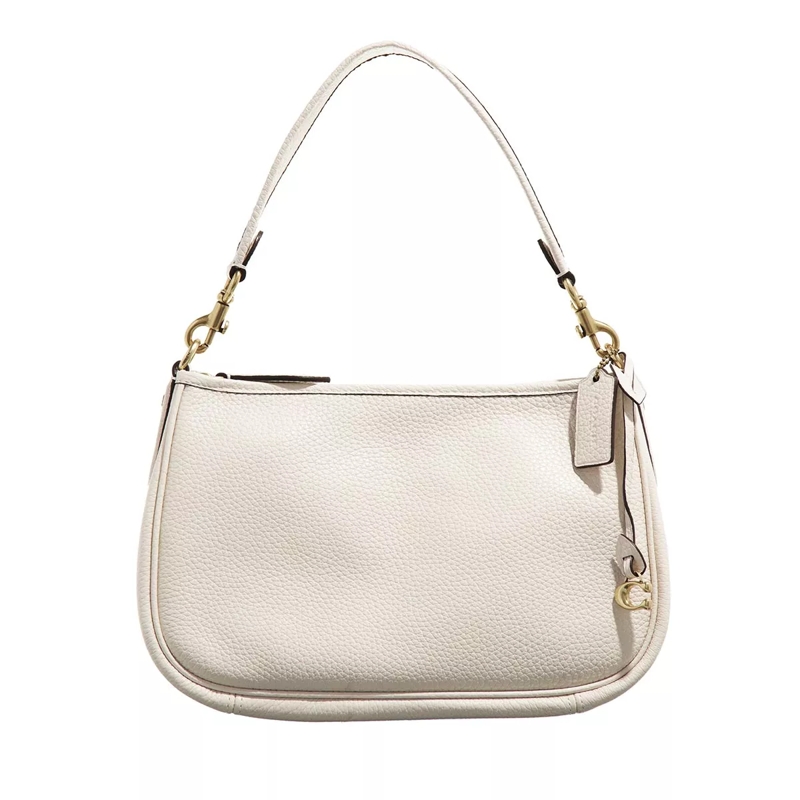 Coach Crossbody Bag Soft Pebble Leather Cary Crossbody Chalk