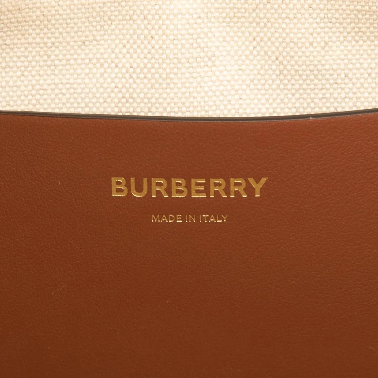 Thumbnail - Burberry Shopper - Small Mega Check Canvas Freya Tote - Gr. unisize - in Braun - für Damen