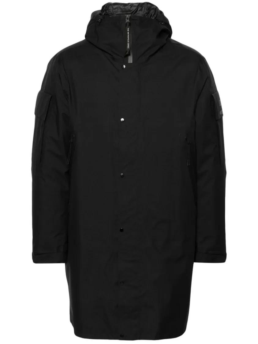 CP Company - Black Padded Waterproof Jacket - Größe XL - schwarz