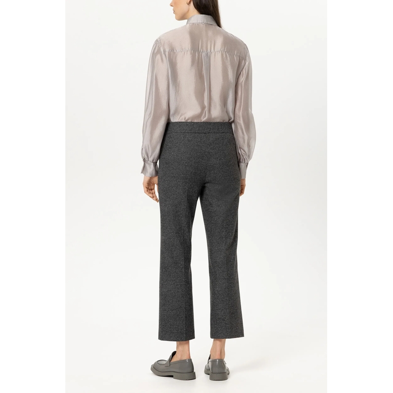 Luisa Cerano Stoffen broek Babyflare aus Punto-Milano anthracite(Image 4)