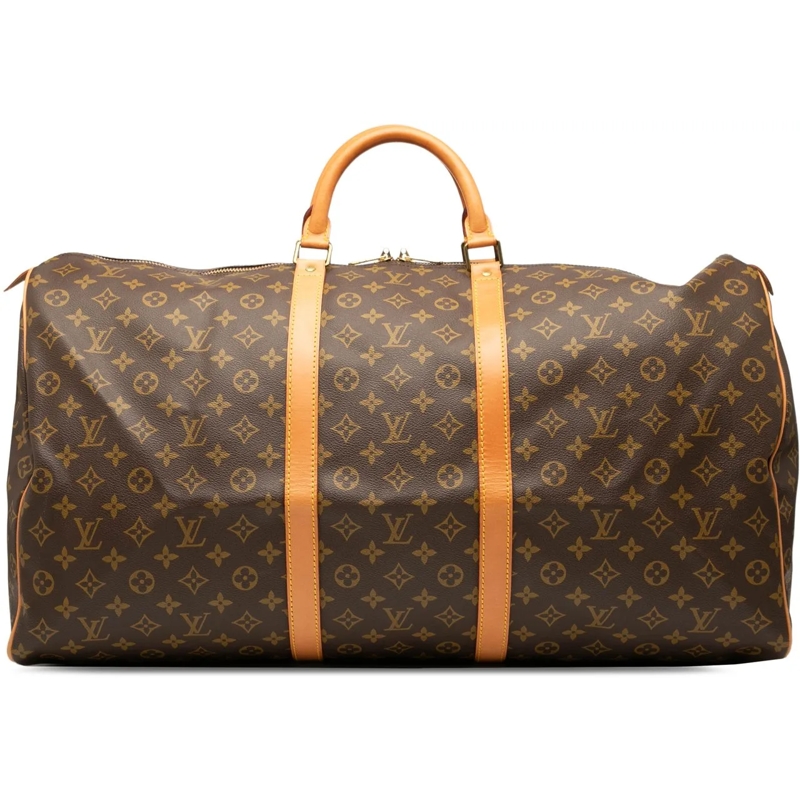 Louis Vuitton Weekender Monogram Keepall 60 braun