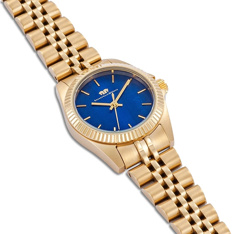 Rhodenwald & Söhne Automatikuhr Damen Armbanduhr Cassina Edelstahl gold(Image 6)