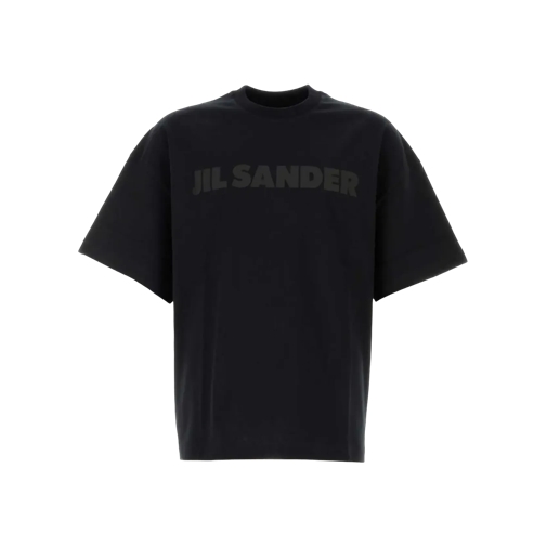 Jil Sander Shirts T-Shirt mit Logo-Print 001 001