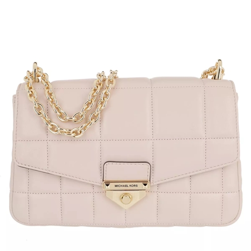 MICHAEL Michael Kors Soho Large Shoulder Bag Leather Soft Pink Envelope Bag