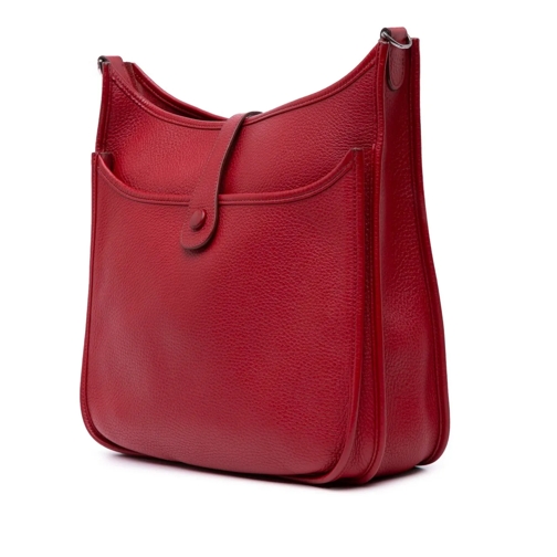 Hermès Sac à bandoulière 2011 Clemence Evelyne III 29 PM rot (Image 2)