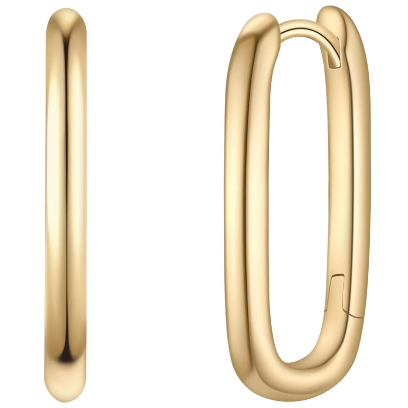 Glanzstücke München Ohrhänger Sterling Silber Creolen gold