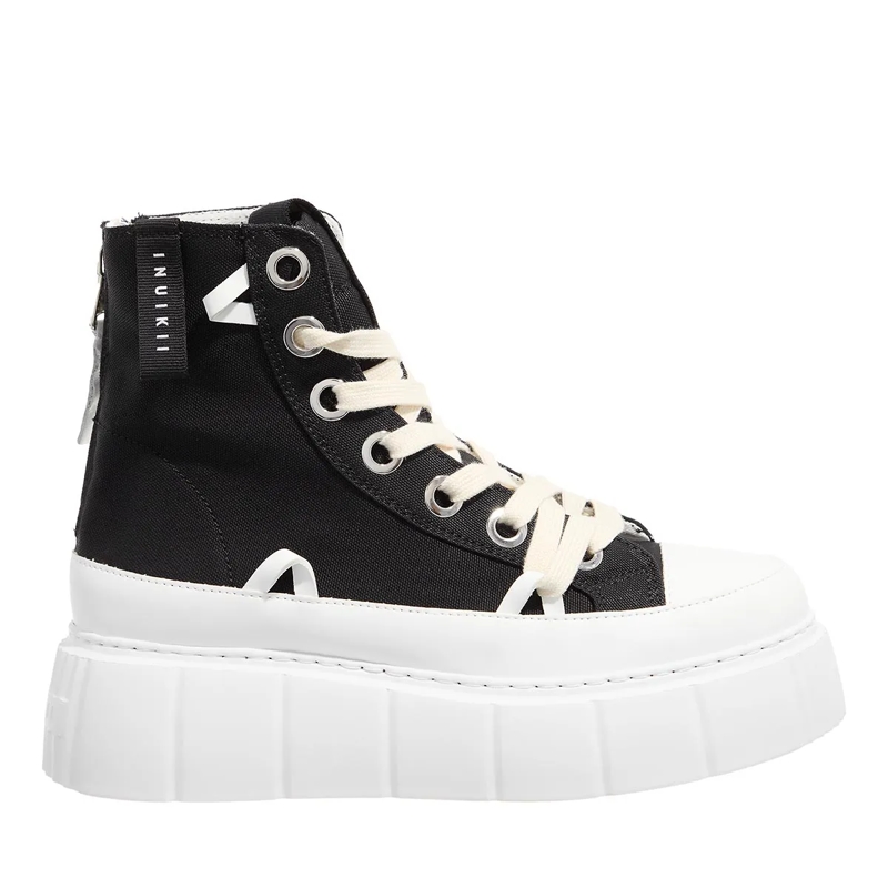 INUIKII Plateau-Sneaker MATILDA CANVAS HIGH Black