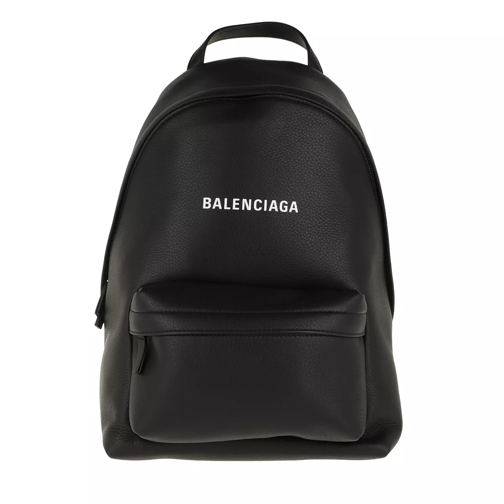 Balenciaga Everyday Backpack Small Leather Black/White Rucksack