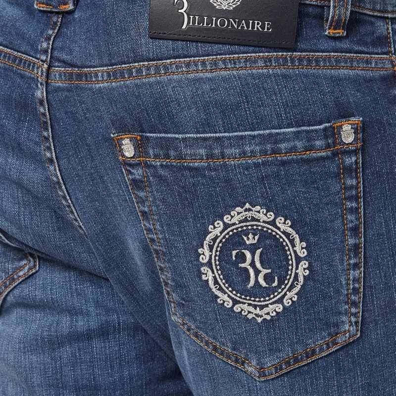 BILLIONAIRE Jeans mit geradem Bein Jeans Regular Fit Baroque blau(Image 4)