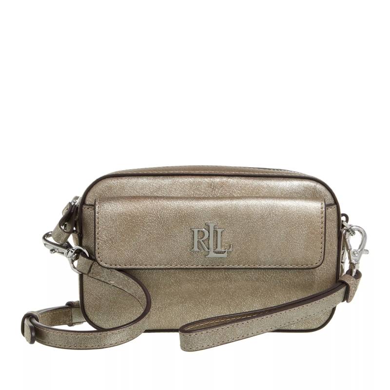 Lauren Ralph Lauren Crossbody Bag Marcy Wristlet Pouch Small Antique Silver