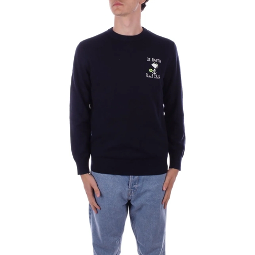 Mc2 Saint Barth  Saint Barth Sweaters Blue blau