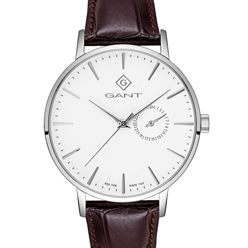 GANT Quarzuhr Modisch, stylisch und immer im Trend - diese runde braun