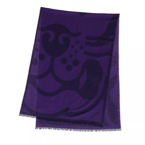 Kenzo Stole Purple Lång sjal över axlar