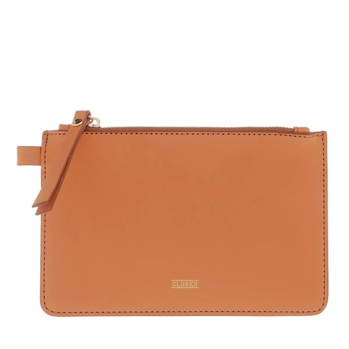 Closed Pouch Leather Honey Pochette
