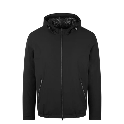 Herno Nylon Bomber Jacket Black Bomber