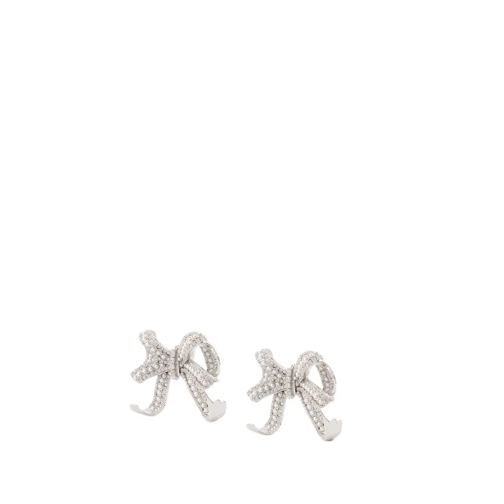 Self Portrait Ohrstecker Pearl Crystal Bow Earrings - White Not Applicable