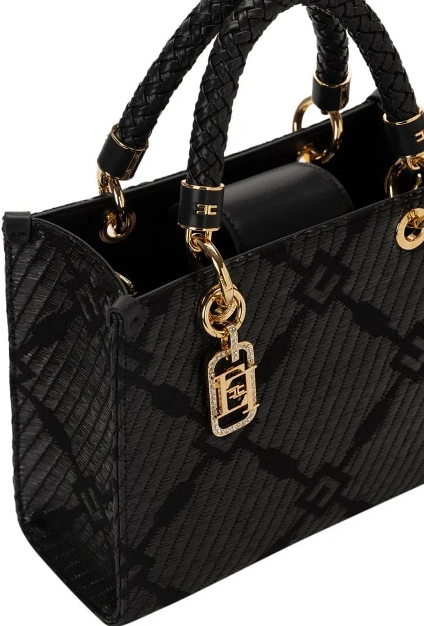 Elisabetta Franchi Crossbody bags Black in zwart
