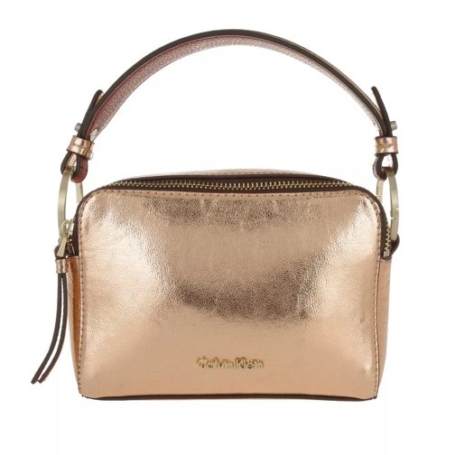 Calvin Klein Lizzy Small Crossbody Bag Chrome Rose/Henna Crossbody Bag
