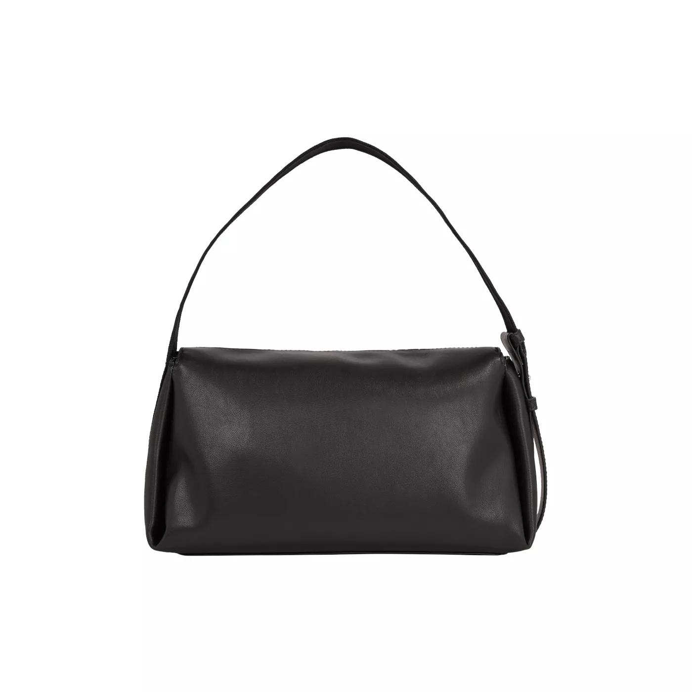 Calvin Klein Zwarte schoudertas met verstelbare handvat Black Dames