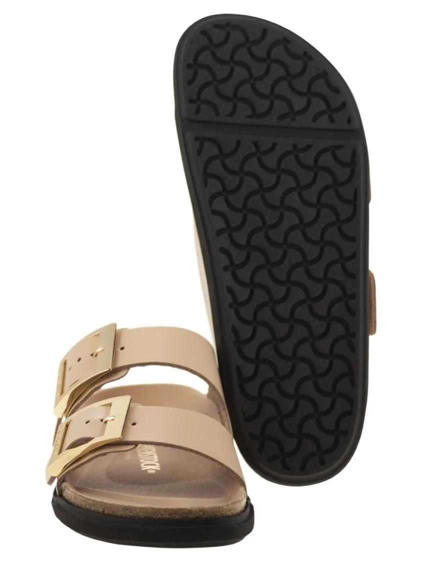 Thumbnail - Birkenstock Sandalen - Arizona Db - Leather Slipper - Gr. 37 (EU) - in Beige - für Damen