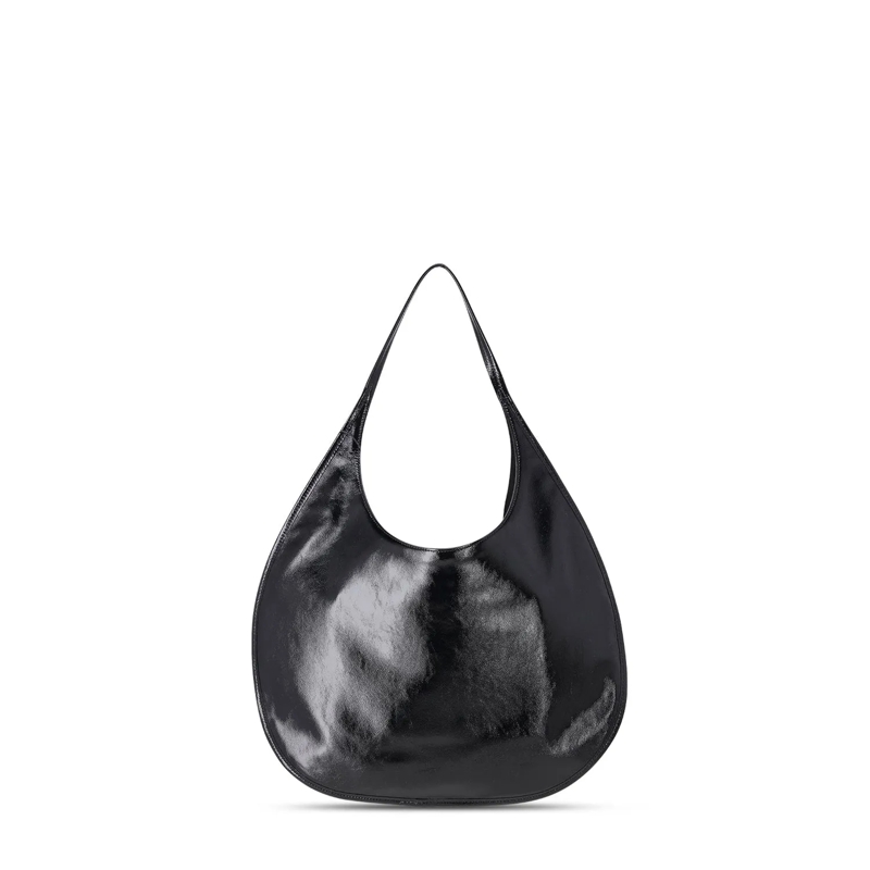 Courrèges Sac à bandoulière Schultertasche aus Leder schwarz(Image 2)