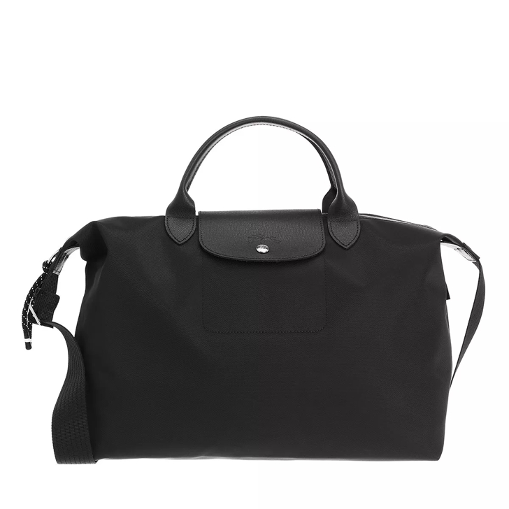 Large black longchamp bag sale