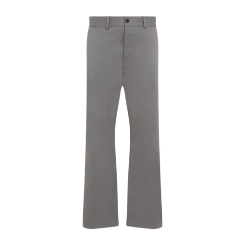 Marni Grey Cotton Trousers Grey 