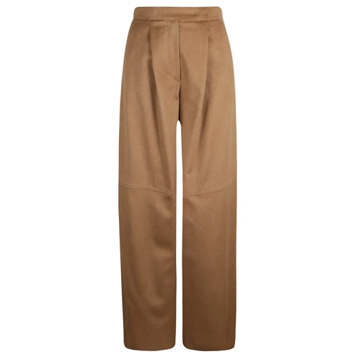 Max Mara  Camel Brown Trousers Brown