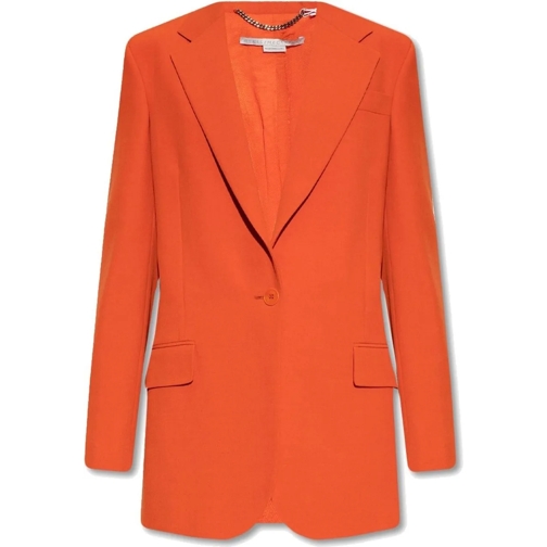 Stella McCartney Blazer Stella McCartney Wool Blend Blazer orange