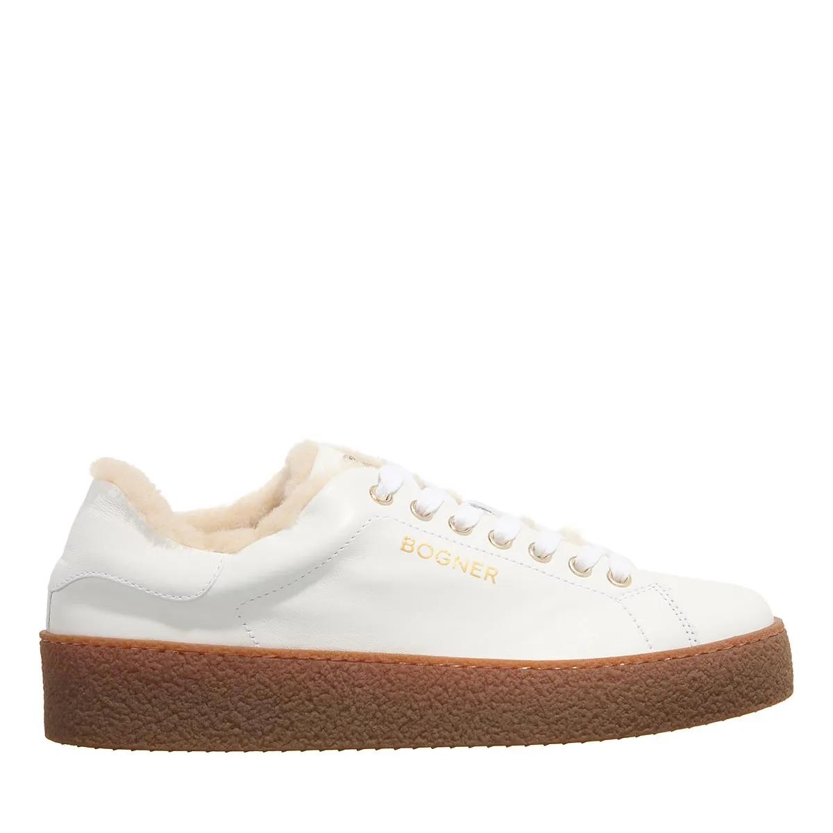 Bogner Low-Top Sneaker - Lucerne 3D - Gr. 40 (EU) - in Weiß - für Damen - aus Leder & Textil & Textil & Ziernaht