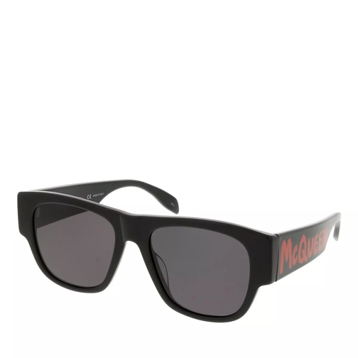 Alexander McQueen AM0328S-002 54 Sunglass Acetate Black-Black-Grey Sunglasses