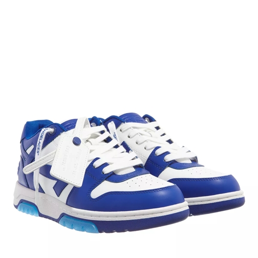 Off-White Out Of Office Calf Leather White Blue Fl Low-Top Sneaker
